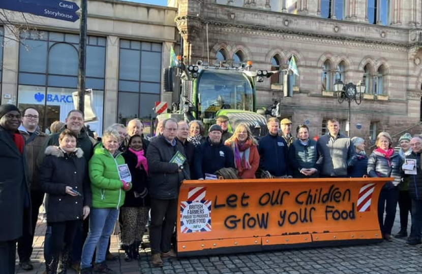 Farmer protest - Chester