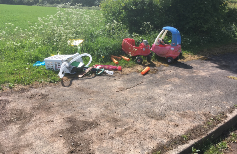 Mollington flytipping